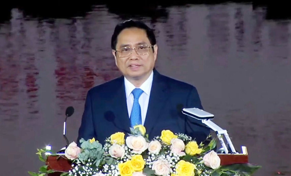 Thủ tướng Chính phủ Phạm Minh Chính phát biểu tại lễ khai mạc