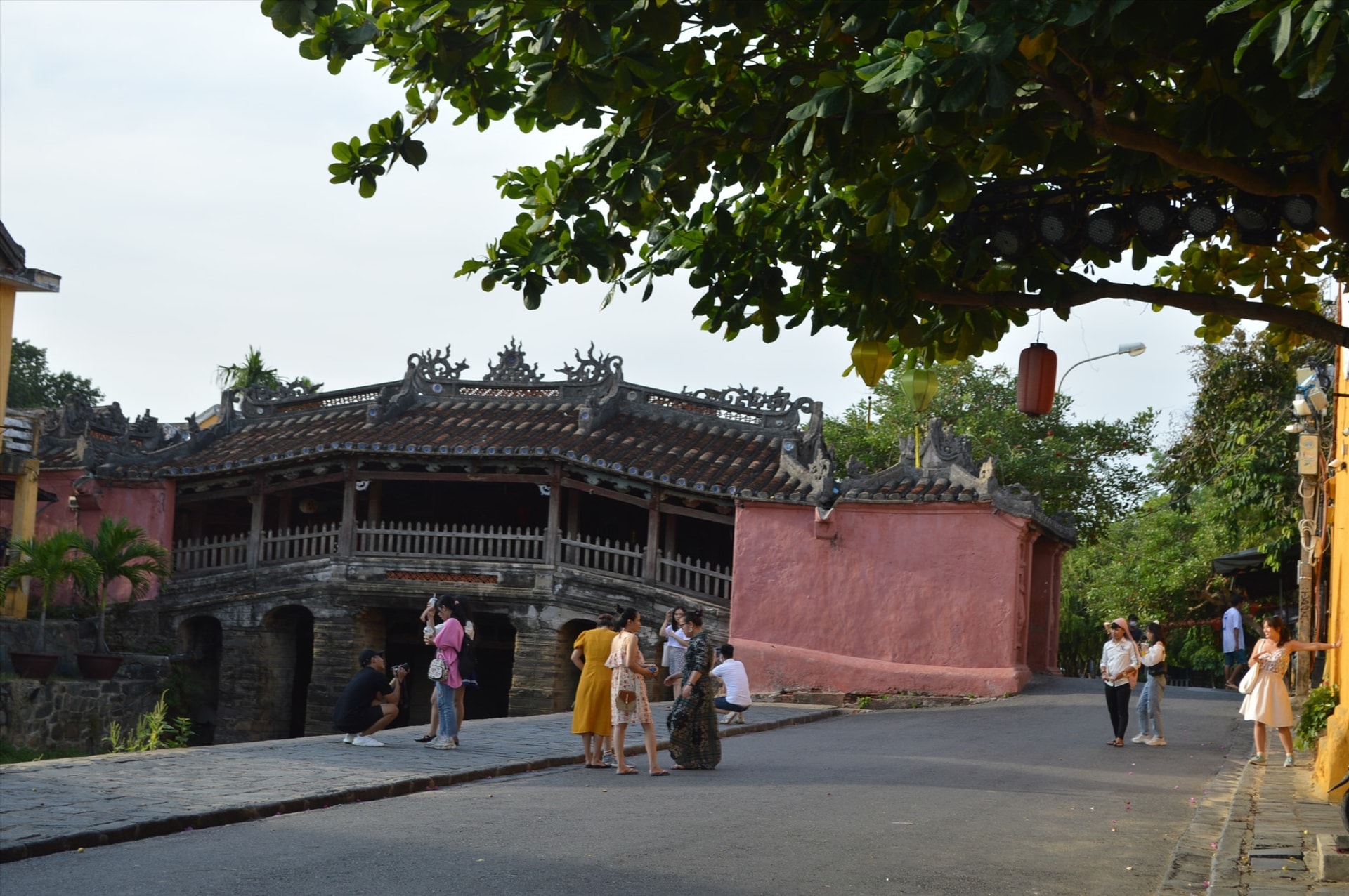 Japanese Covered Bridge in Hoi An city