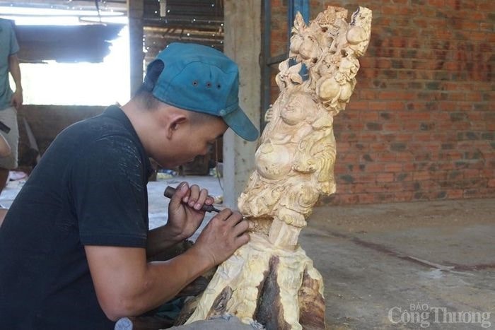 Wood carving