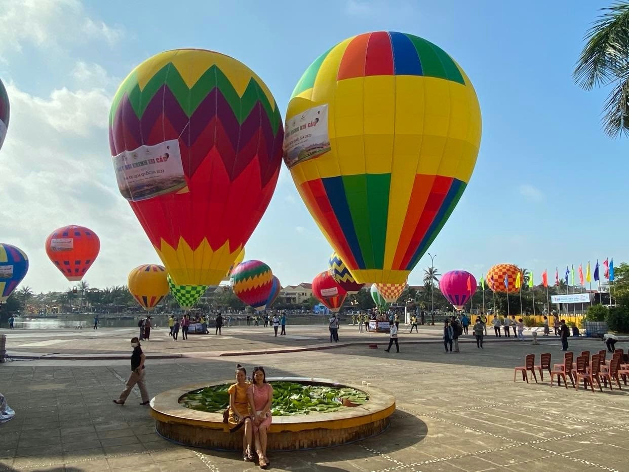 Balloons festival in Hoi An city, Quang Nam province