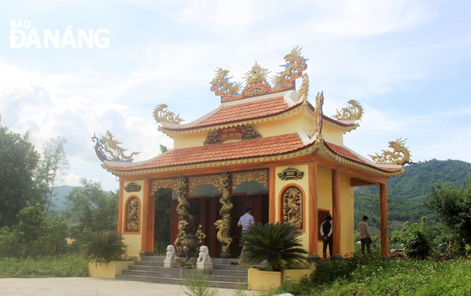 Nhà thờ Tiền hiền làng An Sơn. Ảnh: A.T