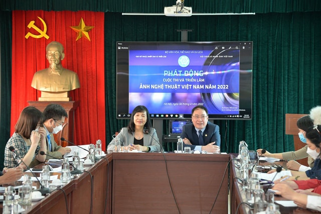 Phát động cuộc thi và Triển lãm ảnh nghệ thuật Việt Nam 2022. Ảnh: VGP/Diệp Anh