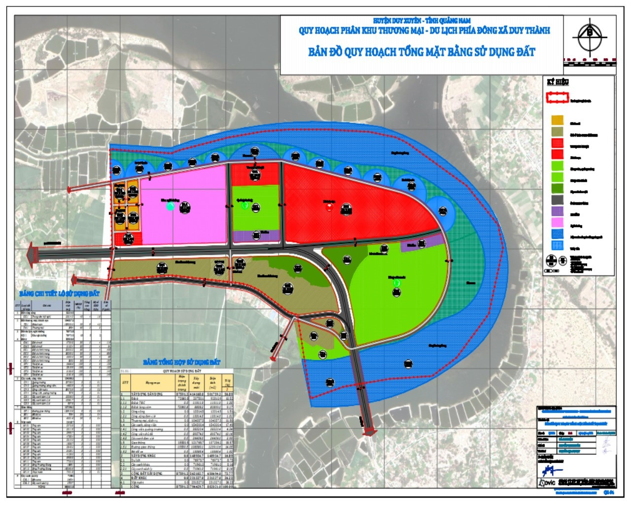 Quy hoạch phân khu xây dựng (tỷ lệ 1/2000) Khu thương mại - du lịch phía đông xã Duy Thành (Duy Xuyên)