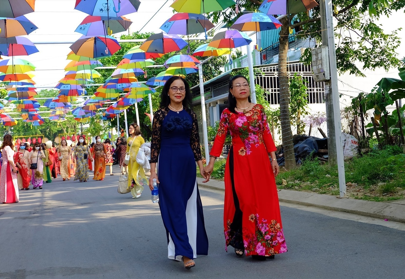 Ao dai at the event