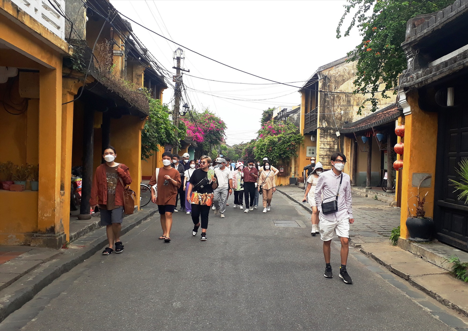 Các hoạt động Năm du lịch quốc gia - Quảng nam 2022 góp phần thu hút du khách, phục hồi du lịch Hội An và Quảng Nam. Ảnh: Đ.H