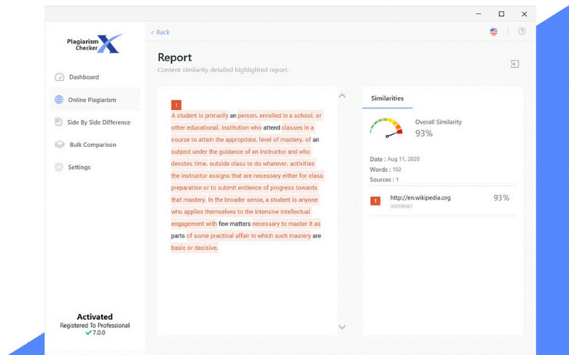 Phần mềm kiểm tra đạo văn Plagiarism Checker