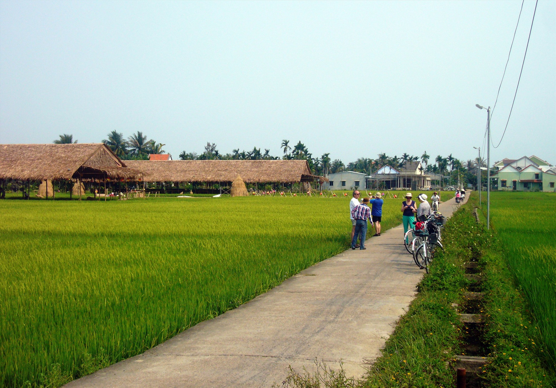 Không gian khu vực Nhà hàng The Field – nơi diễn ra sự kiện “Ấn tượng Việt Nam trên ruộng đồng miền di sản”.