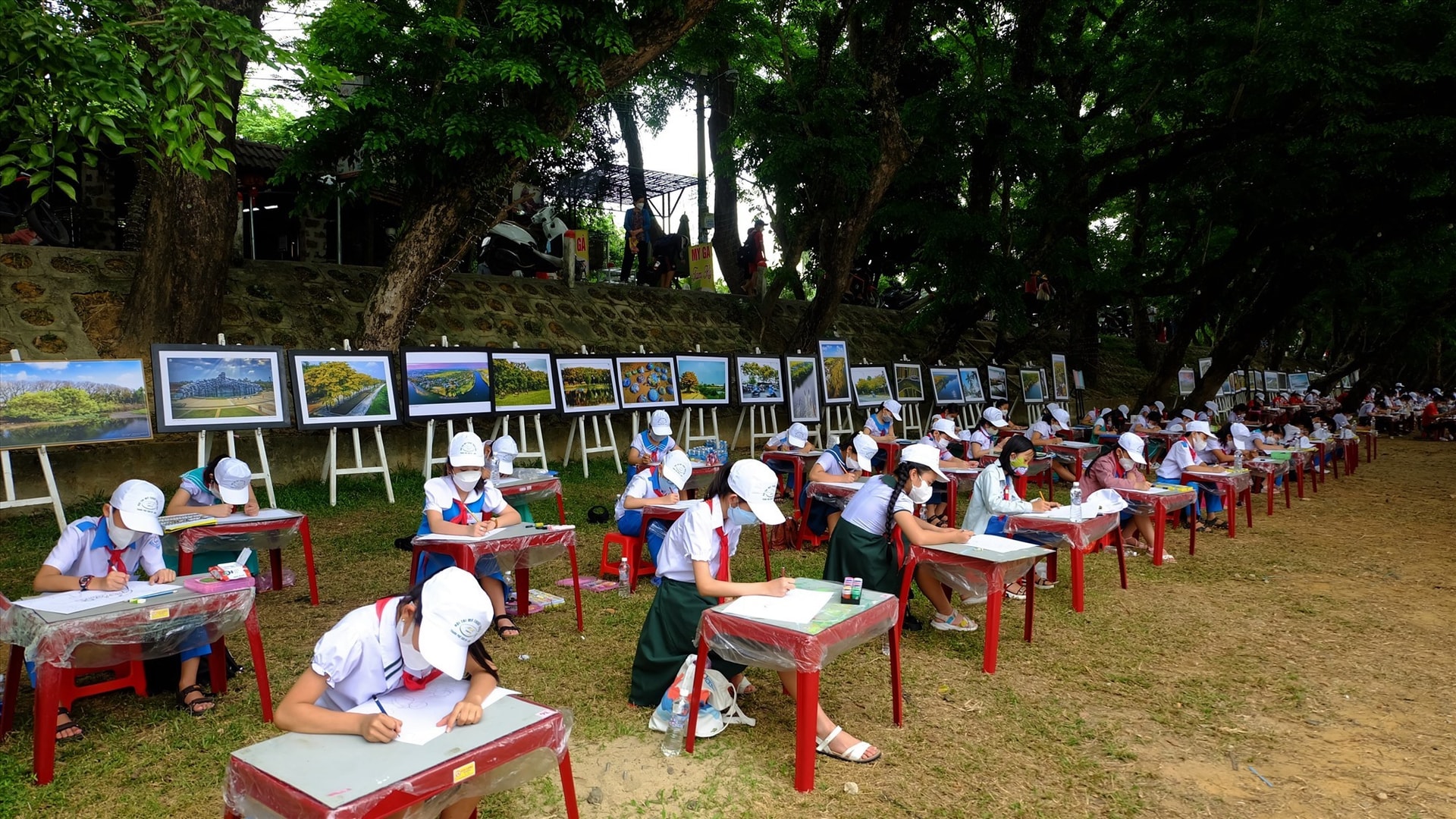 Children’s art contest themed “Tam Ky – a green city”