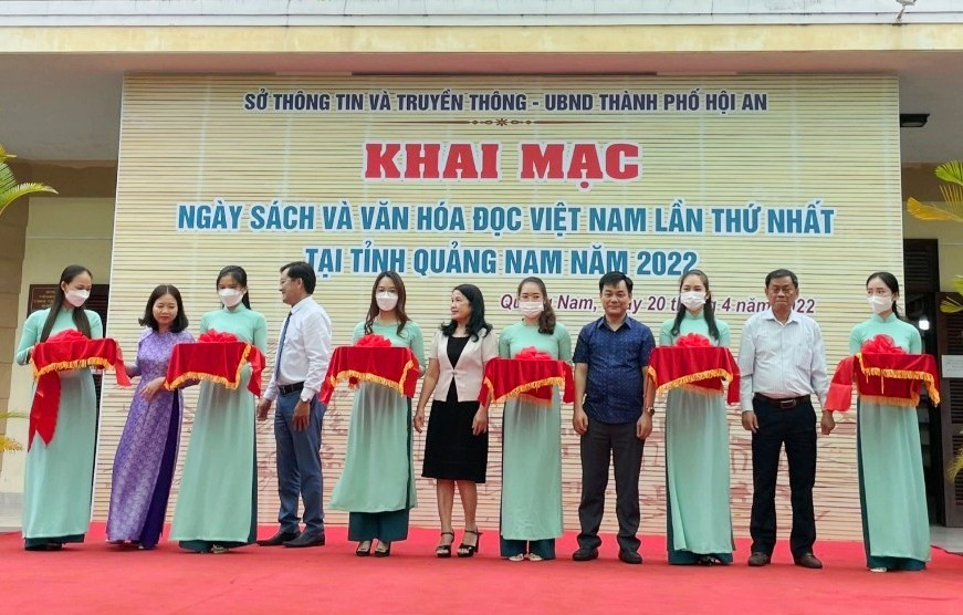 Khai mạc Ngày Sách và Văn hóa đọc lần thứ nhất tại Quảng Nam. Ảnh: N.T