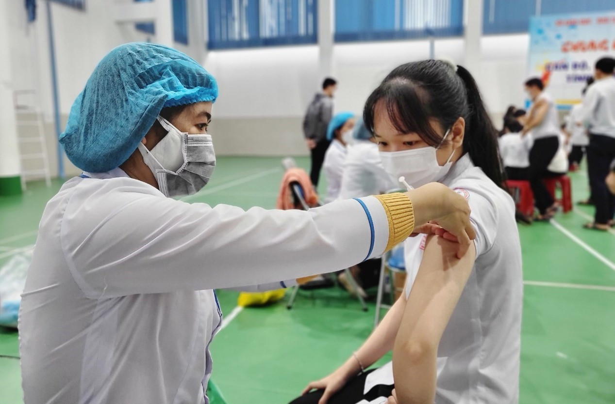 Quảng Nam sẽ triển khai tiêm vắc xin cho trẻ độ tuổi từ 5 - 12 tuổi bắt đầu từ đầu tuần sau. Ảnh: X.H