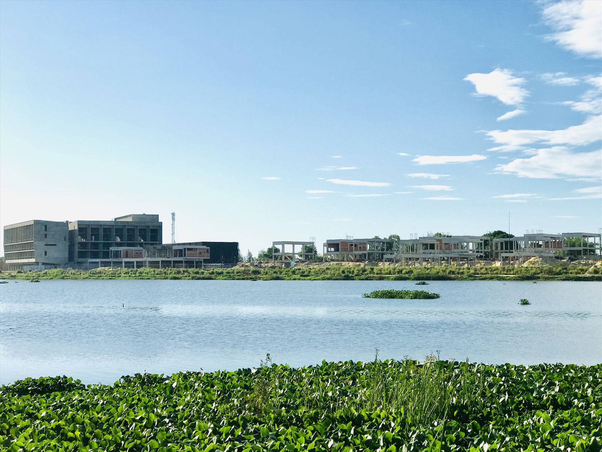 Sông Cổ Cò được khơi thông sẽ góp phần quan trọng cho sự phát triển của Quảng Nam - Đà nẵng. Ảnh: Q.T