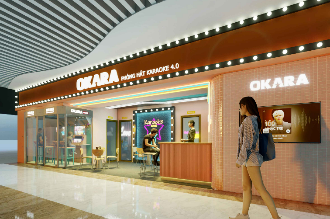 Chiếc booth Okara truyền thống sẽ được thay bằng phòng Okara Studio 4.0 cực giống phim Hàn Quốc, việc của bạn bây giờ là chỉ cần “quẩy tới bến” với hội bạn thôi.