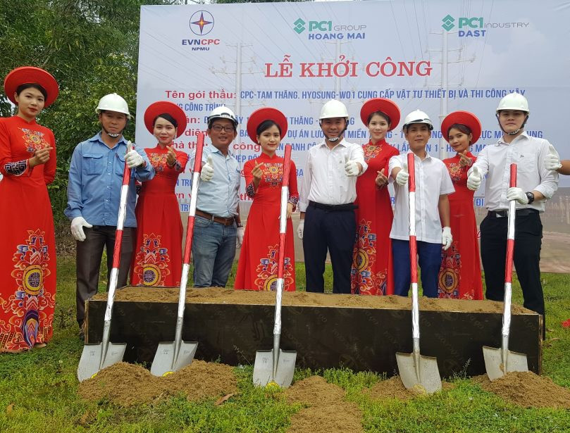 Lễ khởi công xây dựng công trình đường dây 110kV Tam Thăng - Hyosung