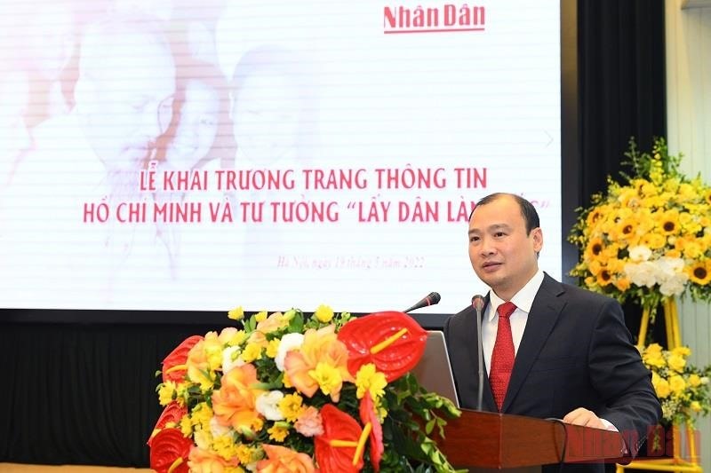 Đồng chí Lê Hải Bình phát biểu. Ảnh: THÀNH ĐẠT