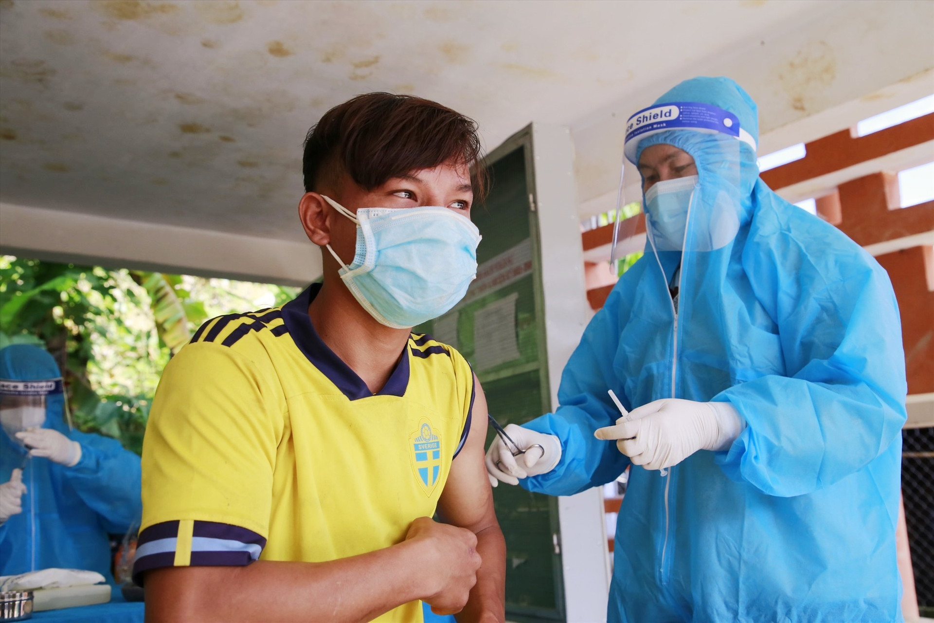 Quảng Nam là một trong các địa phương thực hiện tốt các chiến dịch tiêm vắc xin ngừa Covid-19. Ảnh: T.C