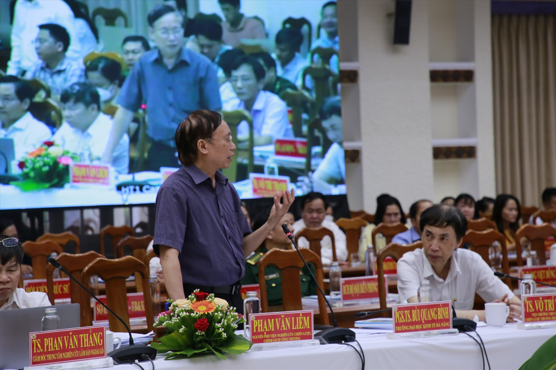 Ông Phạm Văn Liêm nhấn mạnh phải hết sức chú trọng thẩm định công nghệ các dự án đầu tư. Ảnh: T.C
