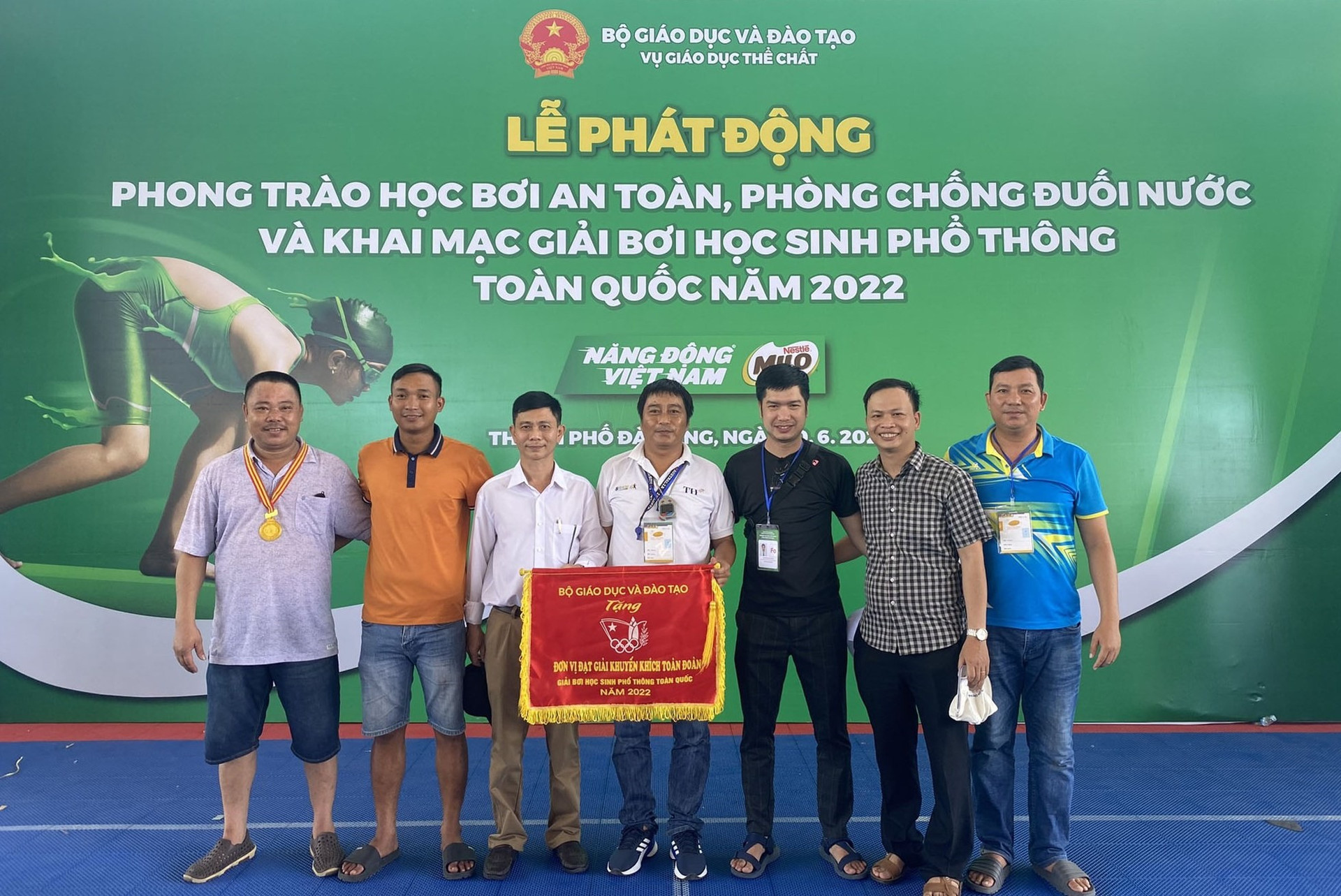 Quảng Nam xếp vị trí thứ 6 toàn đoàn tại giải bơi học sinh phổ thông toàn quốc.