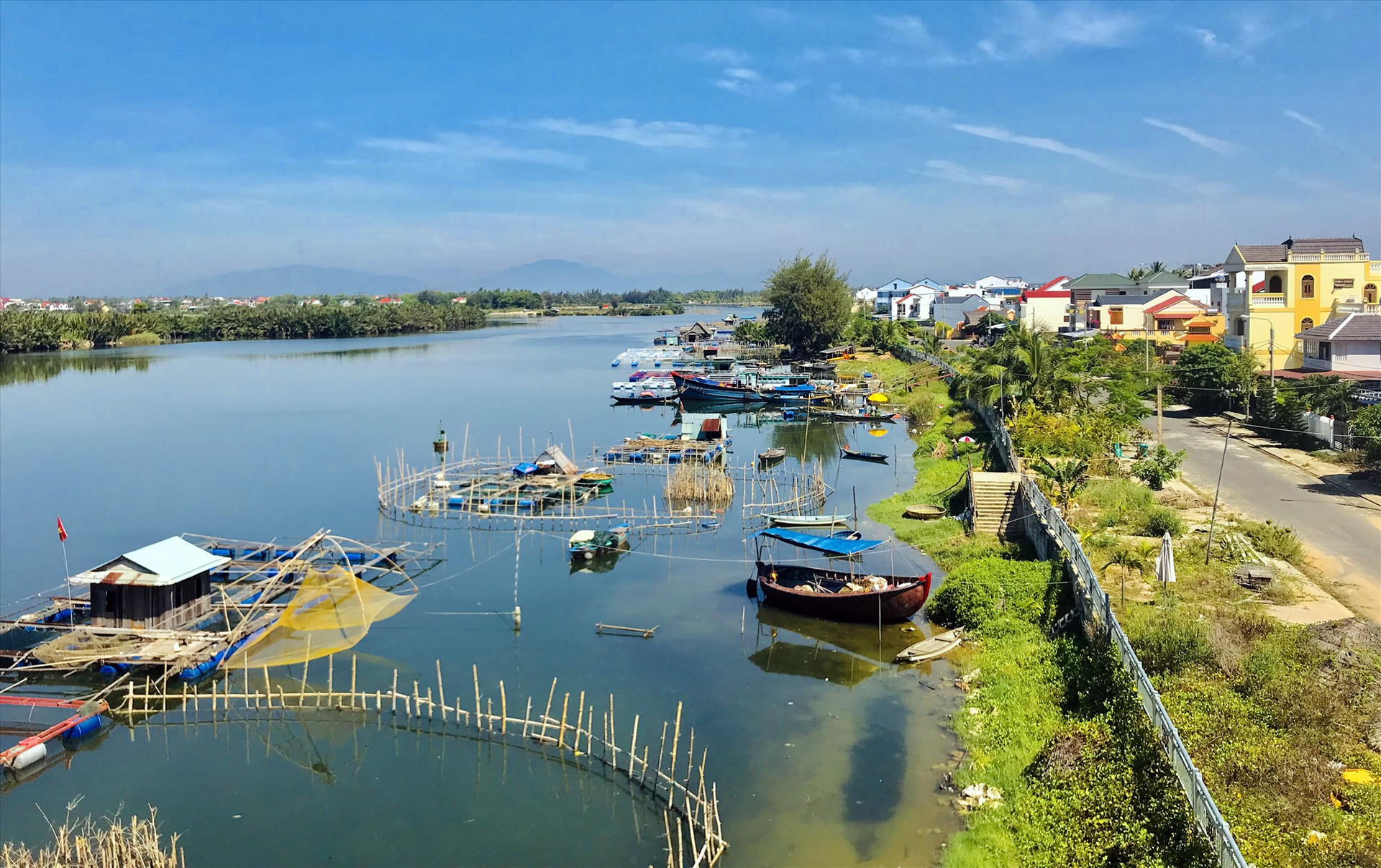 Sông Cổ Cò khi được khơi thông sẽ là một điểm nhấn lớn trong liên kết du lịch Quảng Nam - Đà Nẵng. Ảnh: P.Q