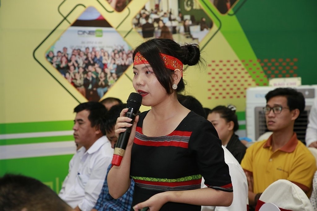 A Quang Nam start-up at the event