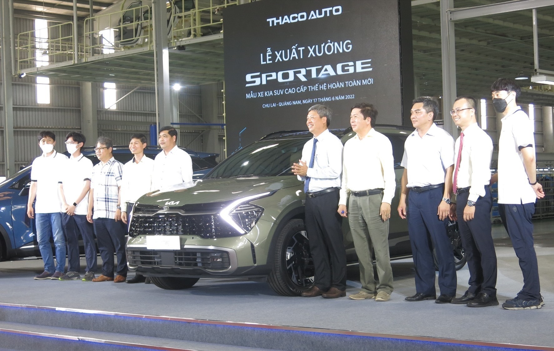 Kia Sportage at the launching ceremony