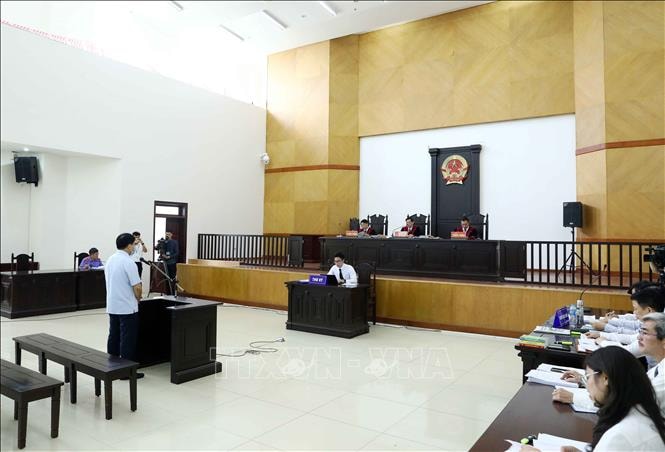Quang cảnh phiên tòa phúc thẩm. Ảnh: Phạm Kiên/TTXVN