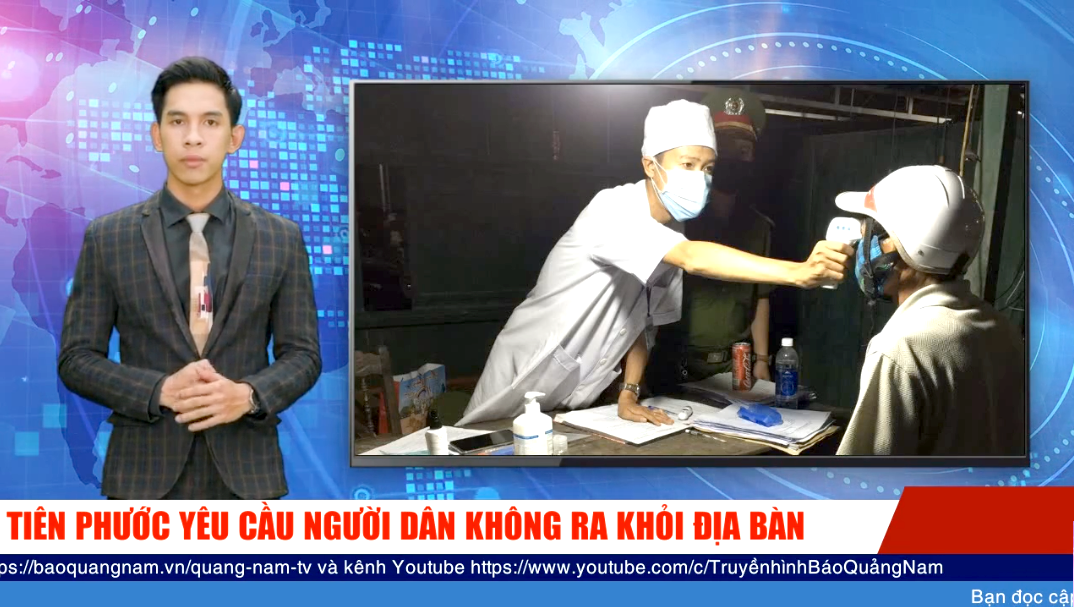 MC ảo dẫn chương trình một bản tin thời sự của Truyền hình online Báo Quảng Nam.