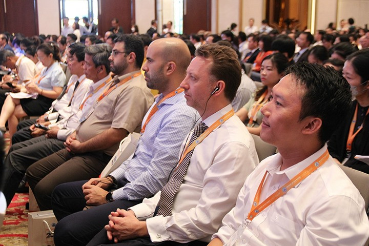 Diễn đàn đầu tư Đà Nẵng 2022 có sự tham dự trực tiếp của 600 đại biểu và trên 300 đại biểu tham gia trực tuyến. Ảnh VS