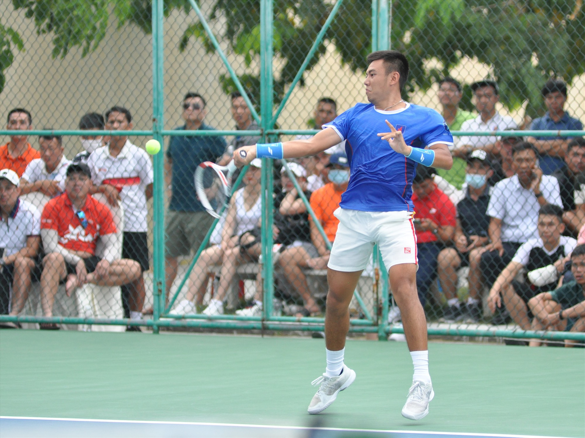 Việc thu hút được tay vợt số 1 Việt Nam và Đông Nam Á Lý Hoàng Nam tham gia giải là một thành công rất lớn. Ảnh: A.N