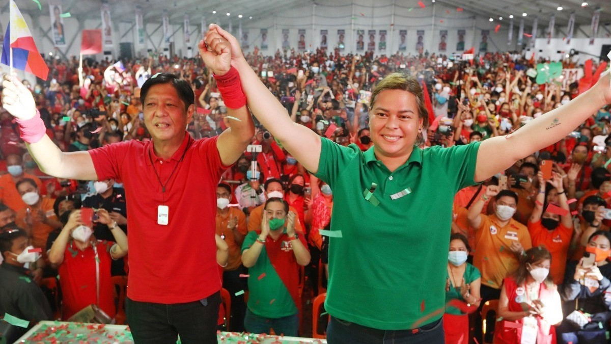 Tân Tổng thống Ferdinand Marcos Jr. và Phó Tổng thống Sara Duterte-Carpio. Ảnh: reportworld