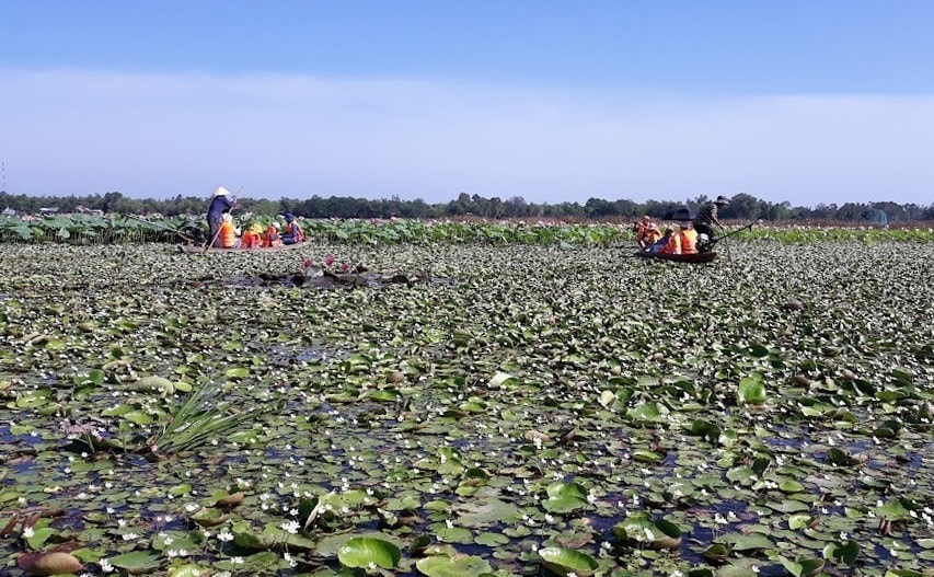 Tuần trải nghiệm địa đạo Kỳ Anh - bãi Sậy sông Đầm sẽ diễn ra trong tháng 7. Ảnh: C.N