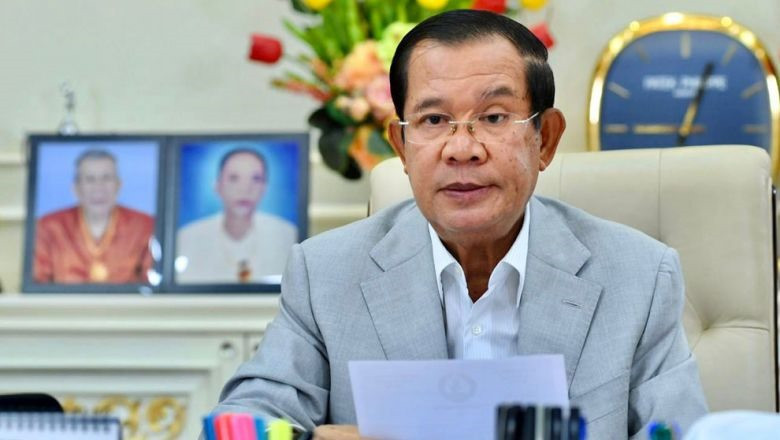 Thủ tướng Campuchia Hun Sen kêu gọi người dân tiêm mũi vắc xin tăng cường phòng Covid-19. Ảnh: Phnompenhpost
