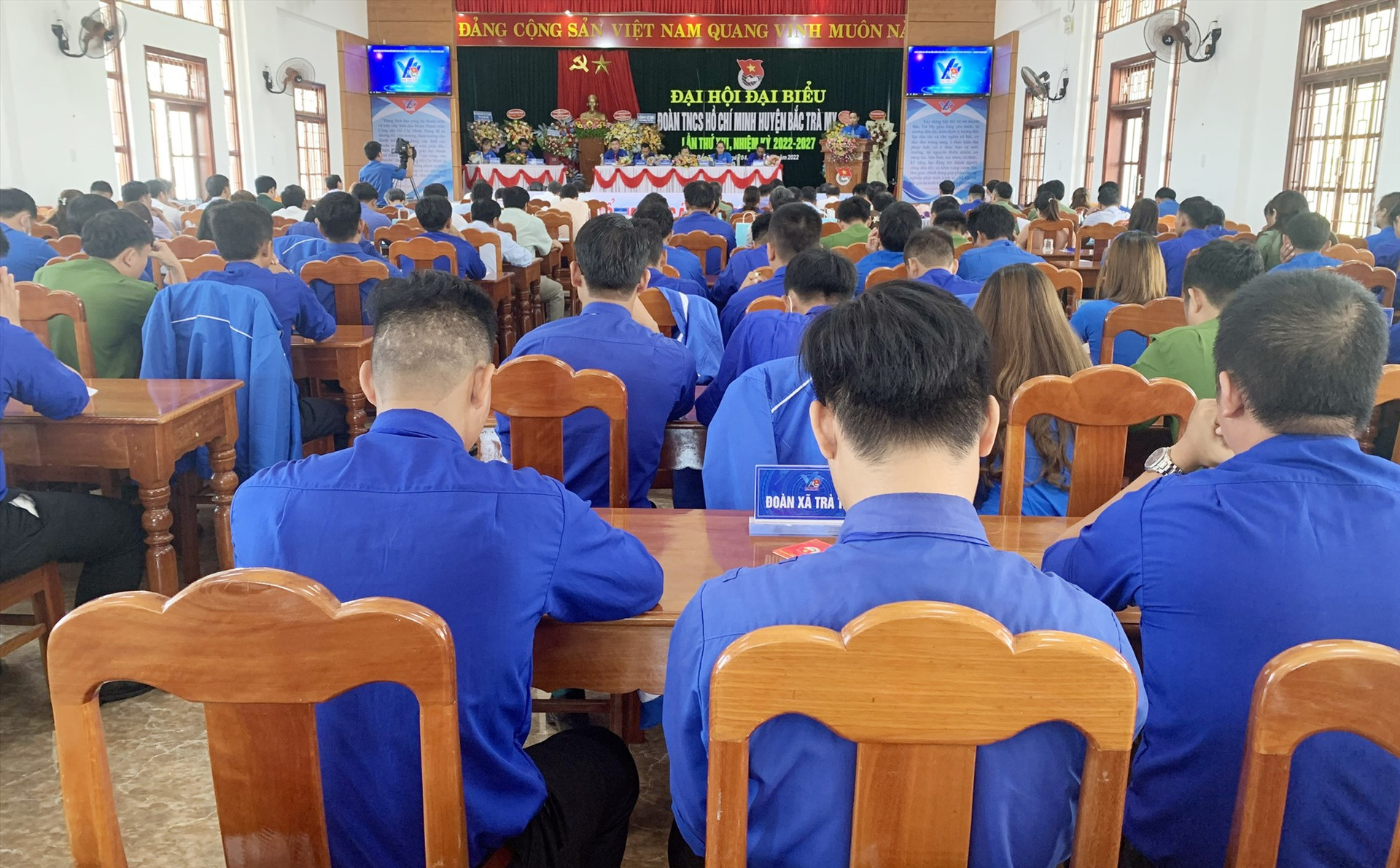 Toàn cảnh ĐH đại biểu Đoàn TNCS Hồ Chí Minh huyện Bắc Trà My lần thứ XVI.