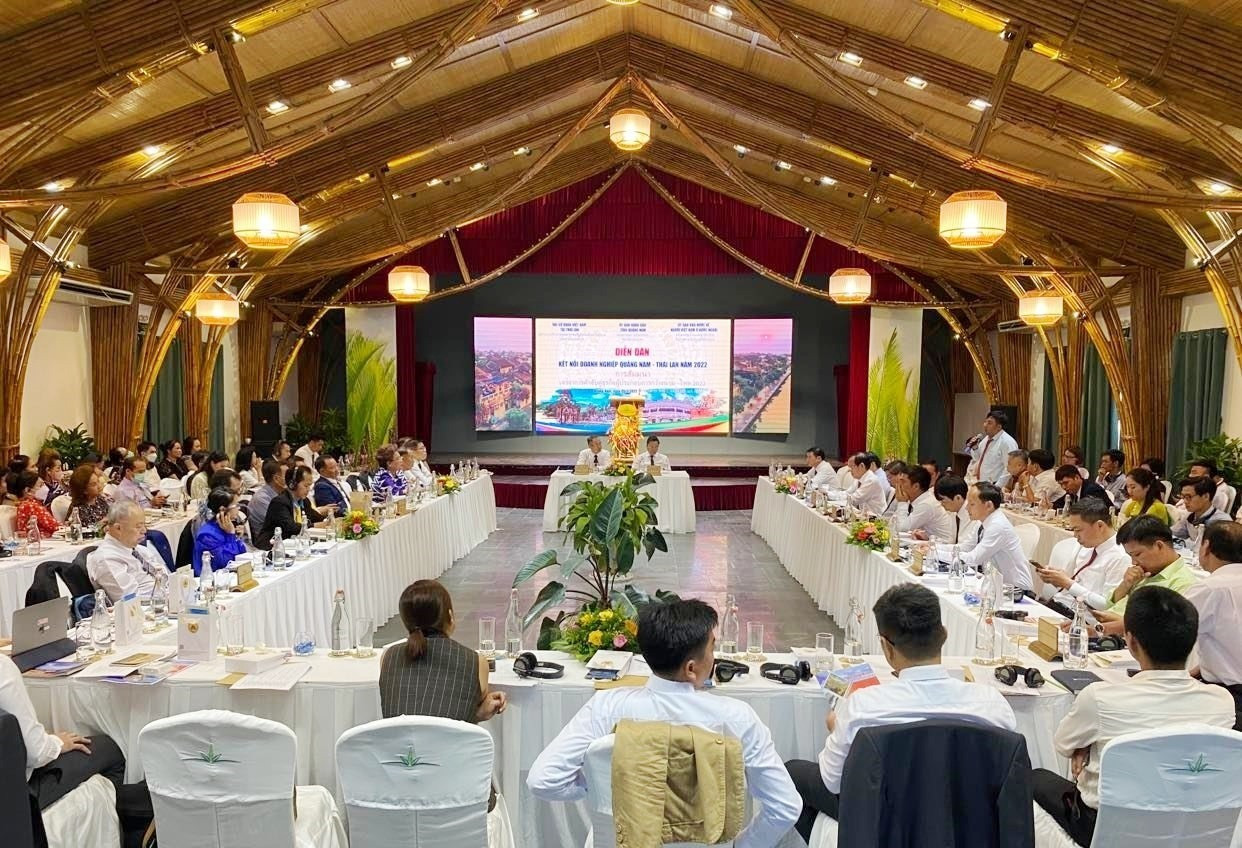 Toàn cảnh Diễn đàn kết nối doanh nghiệp Quảng Nam – Thái Lan 2022