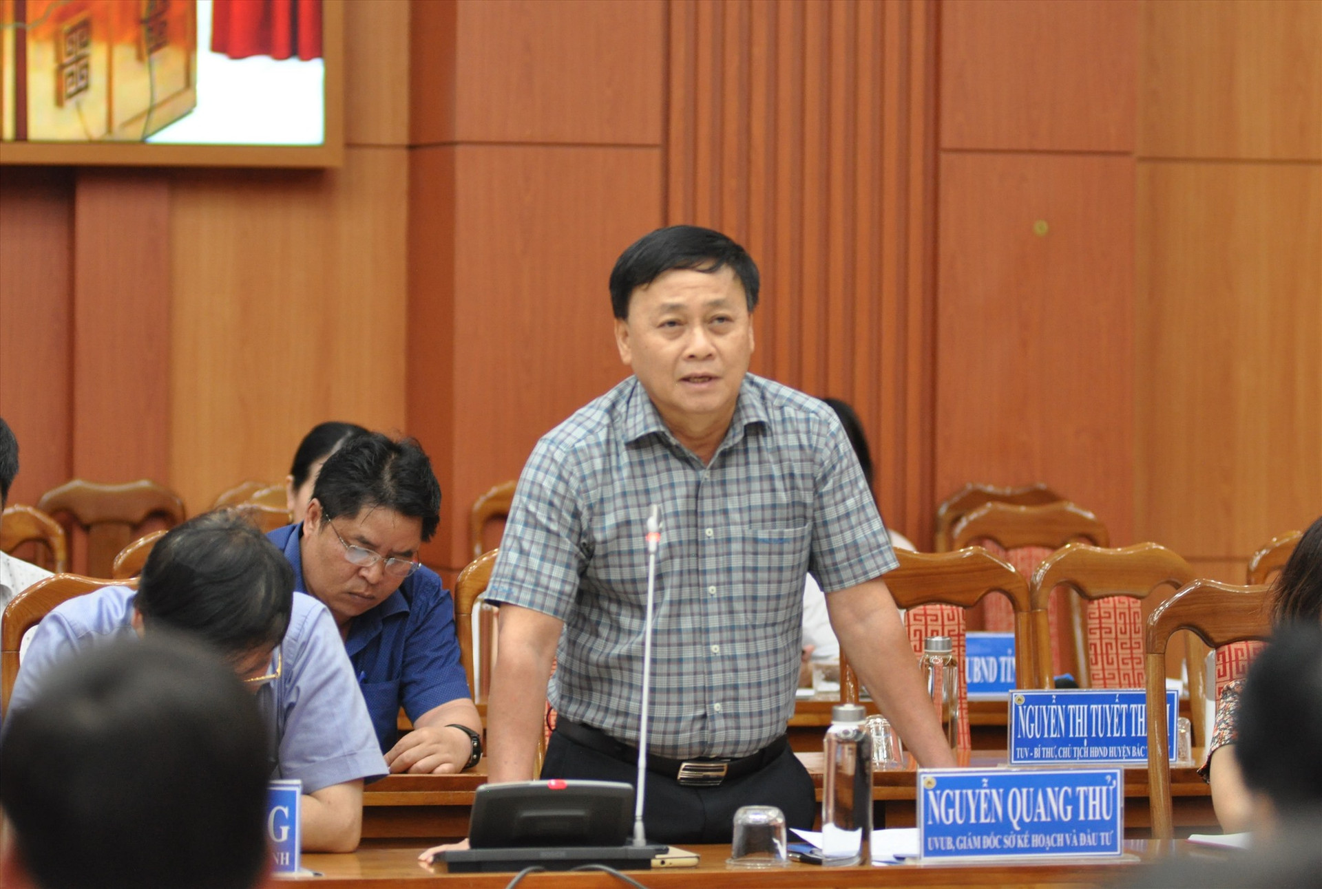 Ông Nguyễn Quang Thử - Giám  đốc Sở Kế hoạch đầu tư cho rằng cần có chính sách hỗ trợ doanh nghiệp. Ảnh: X.P