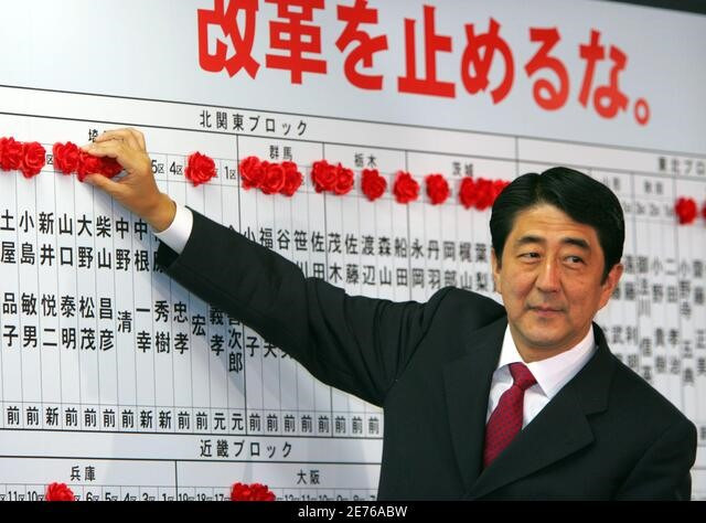 Năm 2003, ông Shinzo Abe được bổ nhiệm làm tổng thư ký của LDP.
