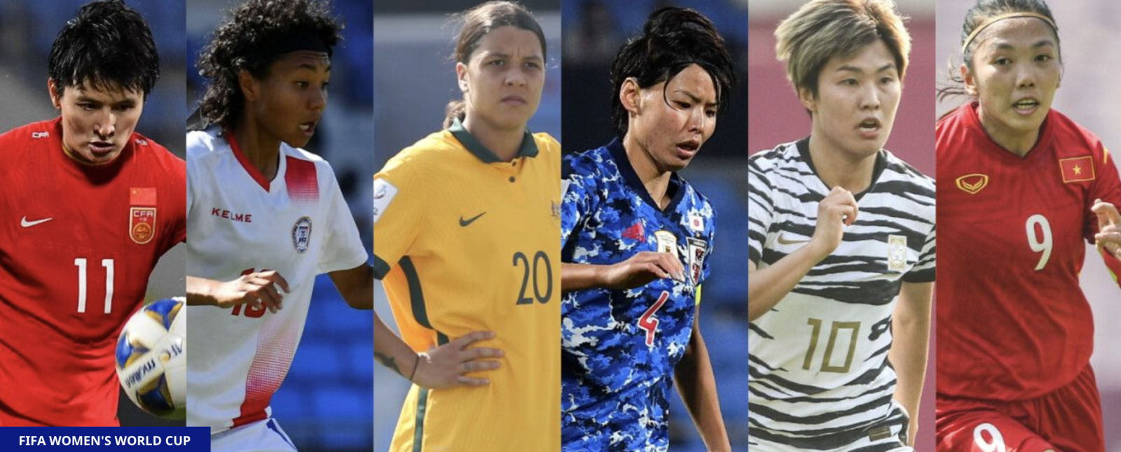 Danh sách 6 nữ cầu thủ được kỳ vọng sẽ toả sáng tại giải bóng đá nữ FIFA Women’s World Cup theo nhận định của FIFA. Ảnh: FIFA
