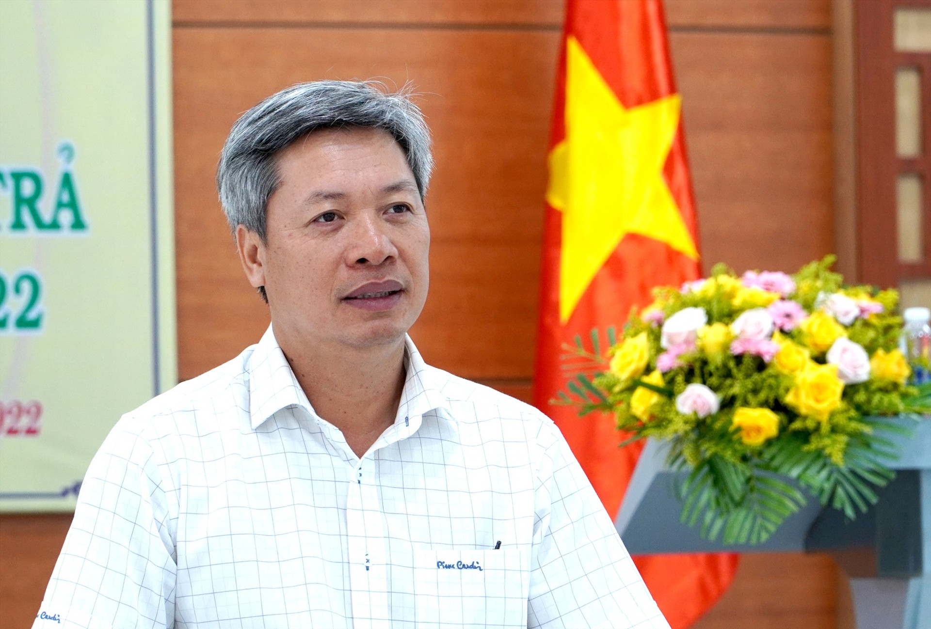 Phó Chủ tịch UBND tỉnh Hồ Quang Bửu phát biểu kết luận hội nghị. Ảnh: H.Q