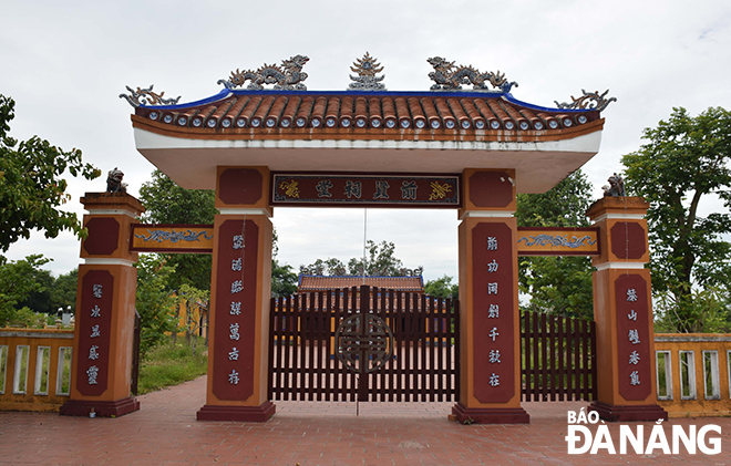 Nhà thờ chư phái tộc làng Quá Giáng sau khi được đầu tư trùng tu, tôn tạo. Ảnh: Đ.G.H
