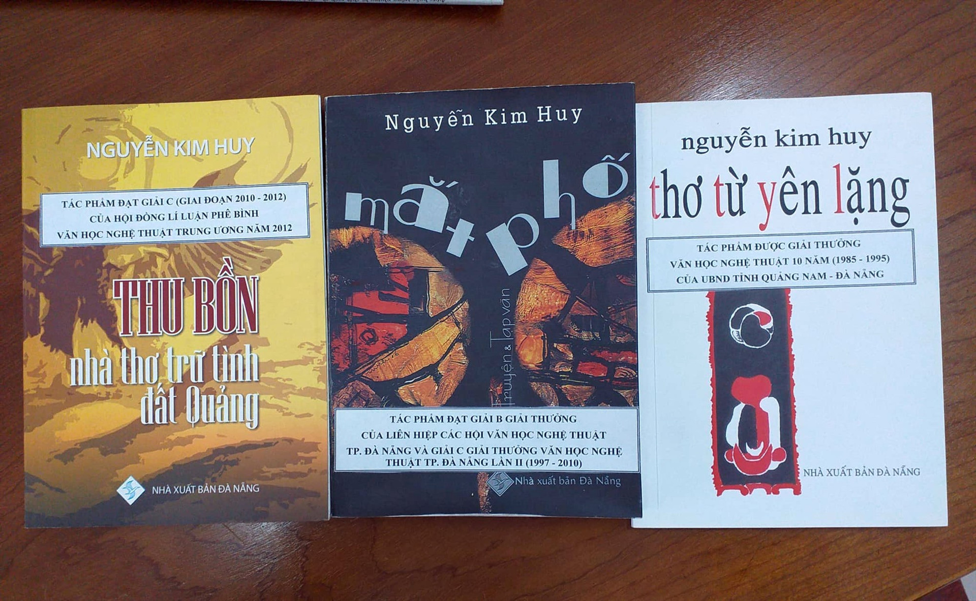 Một số tác phẩm của nhà thơ Nguyễn Kim Huy.