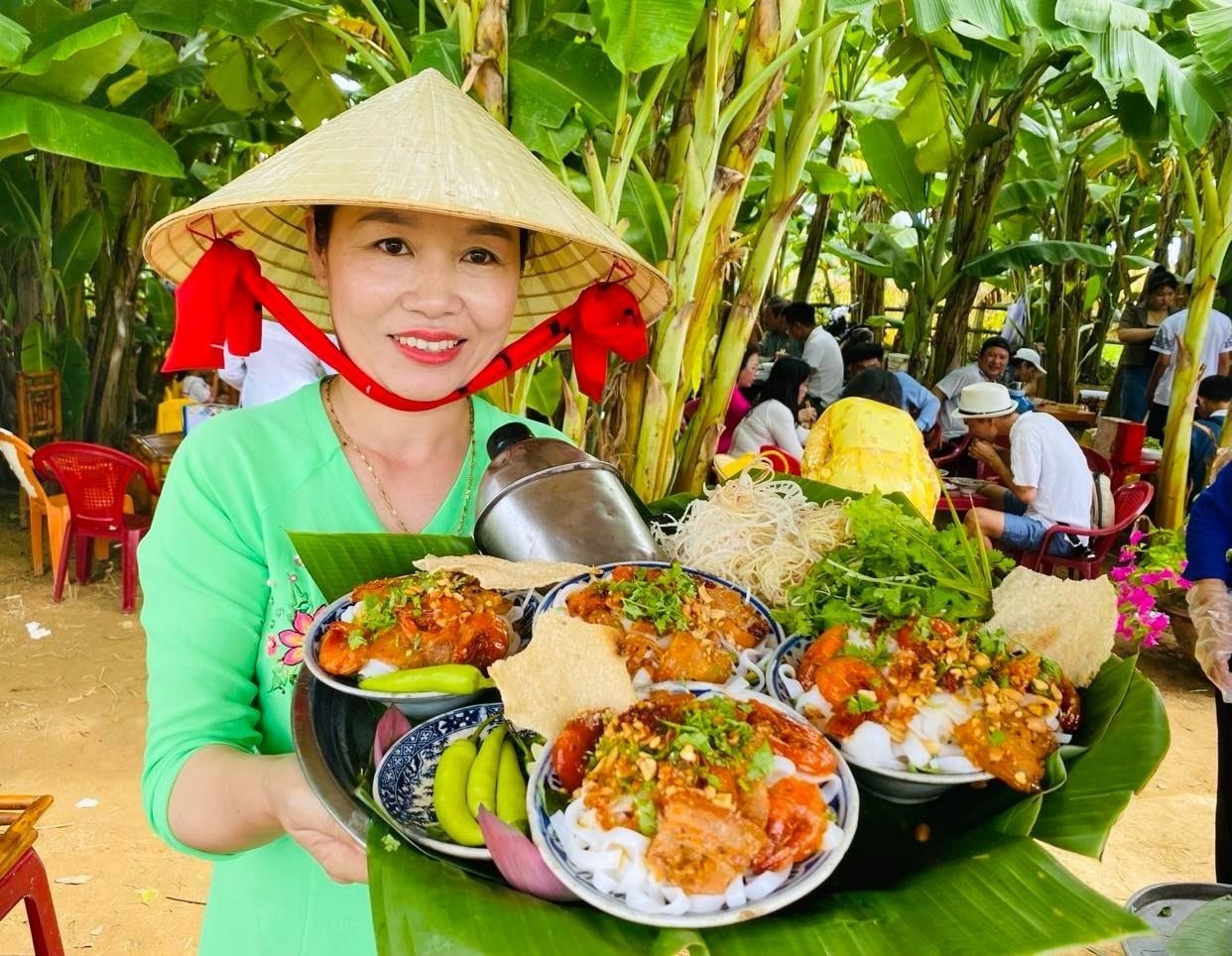 Mỳ Phú Chiêm đã tạo nên thương hiệu riêng cho vùng đất Điện Bàn. Ảnh: V.L