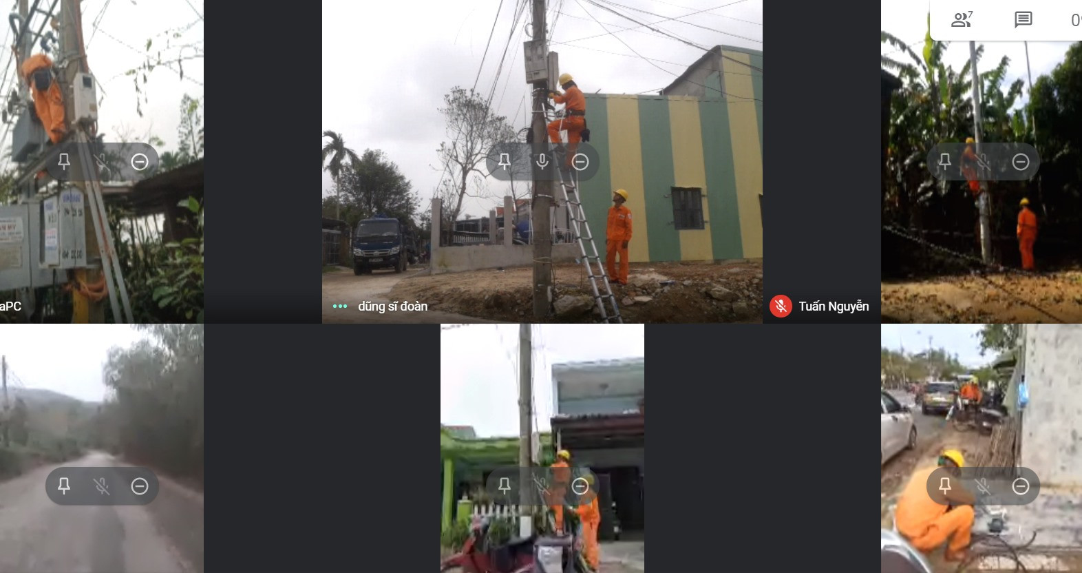 PC Quảng Nam giám sát online các công tác trên lưới điện hạ áp. Ảnh: Đ.H