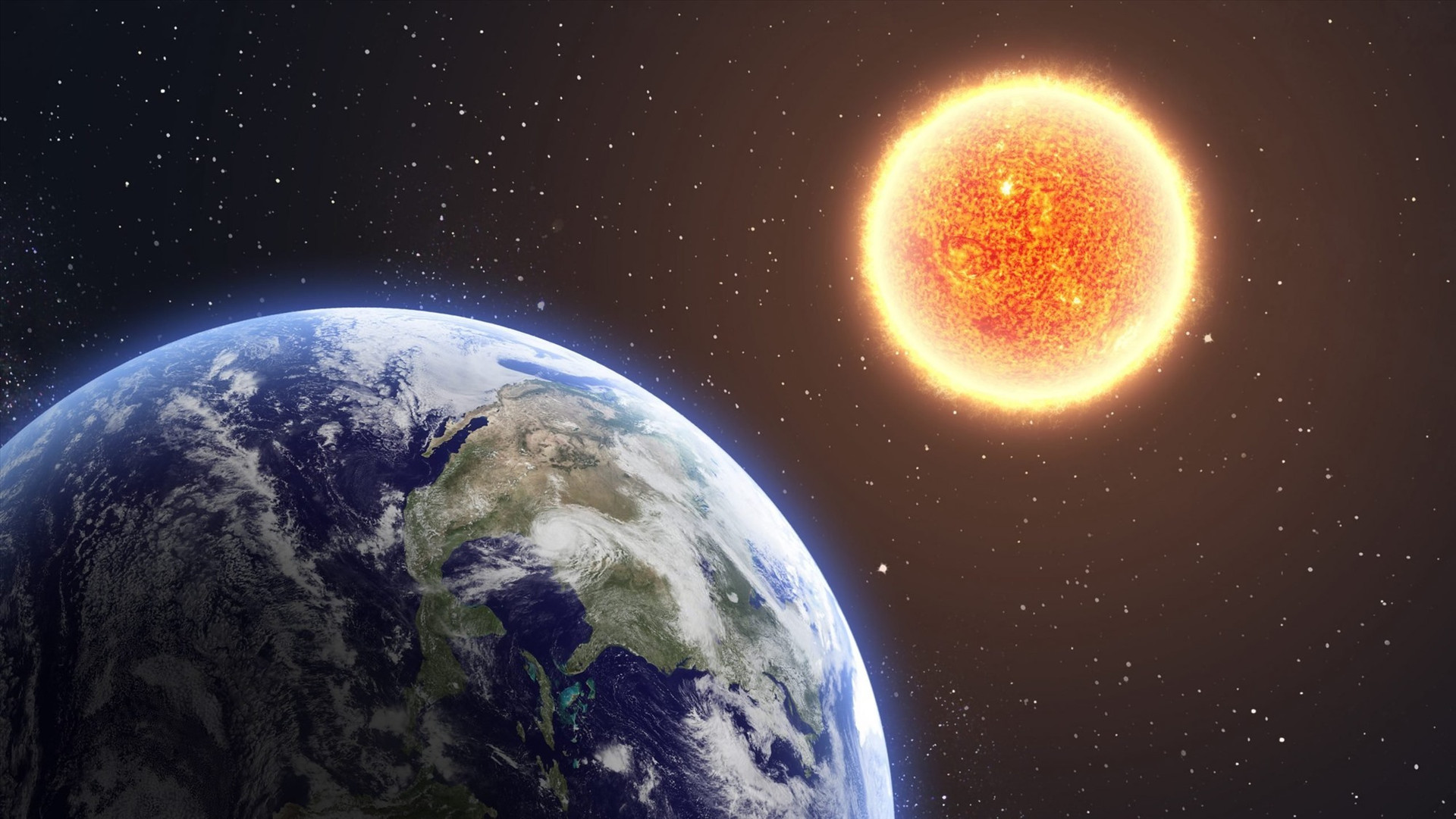 Mặt trời biến khối lượng của nó thành năng lượng cung cấp cho sự sống trên Trái Đất. Ảnh: Shutterstock