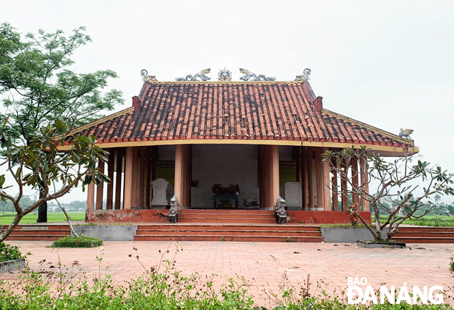Văn chỉ La Châu (huyện Hòa Vang) là một biểu tượng văn hóa mang ý nghĩa kép, vừa ở khía cạnh hiếu học, coi trọng sự học, vừa phản ánh thực tiễn văn tài của địa phương.  Ảnh: XUÂN DŨNG