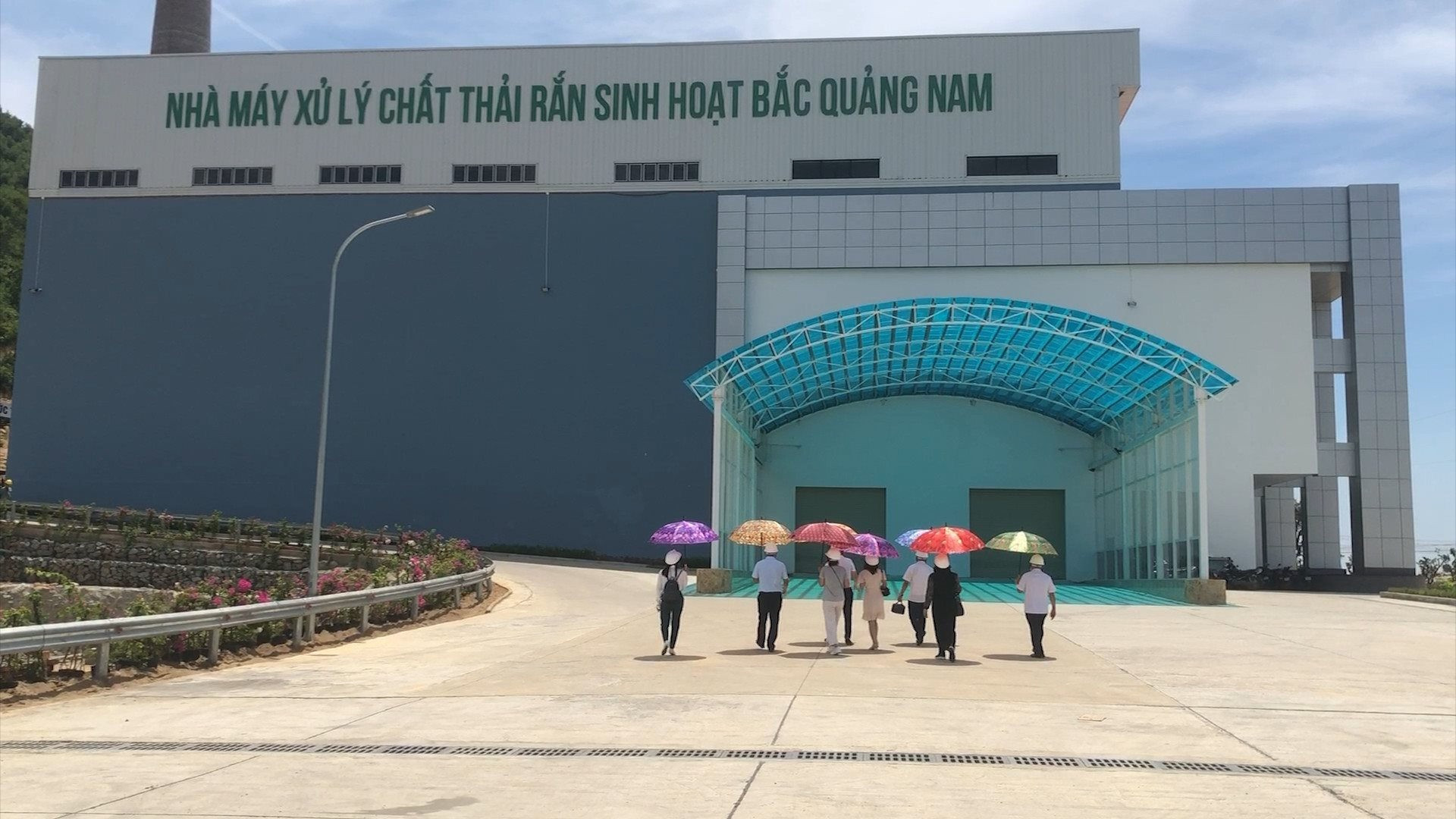 Nhà máy xử lý chất thải rắn sinh hoạt Bắc Quảng Nam tại thị trấn Ái Nghĩa (Đại Lộc) bắt đầu tiếp nhận rác từ tháng 7.2022