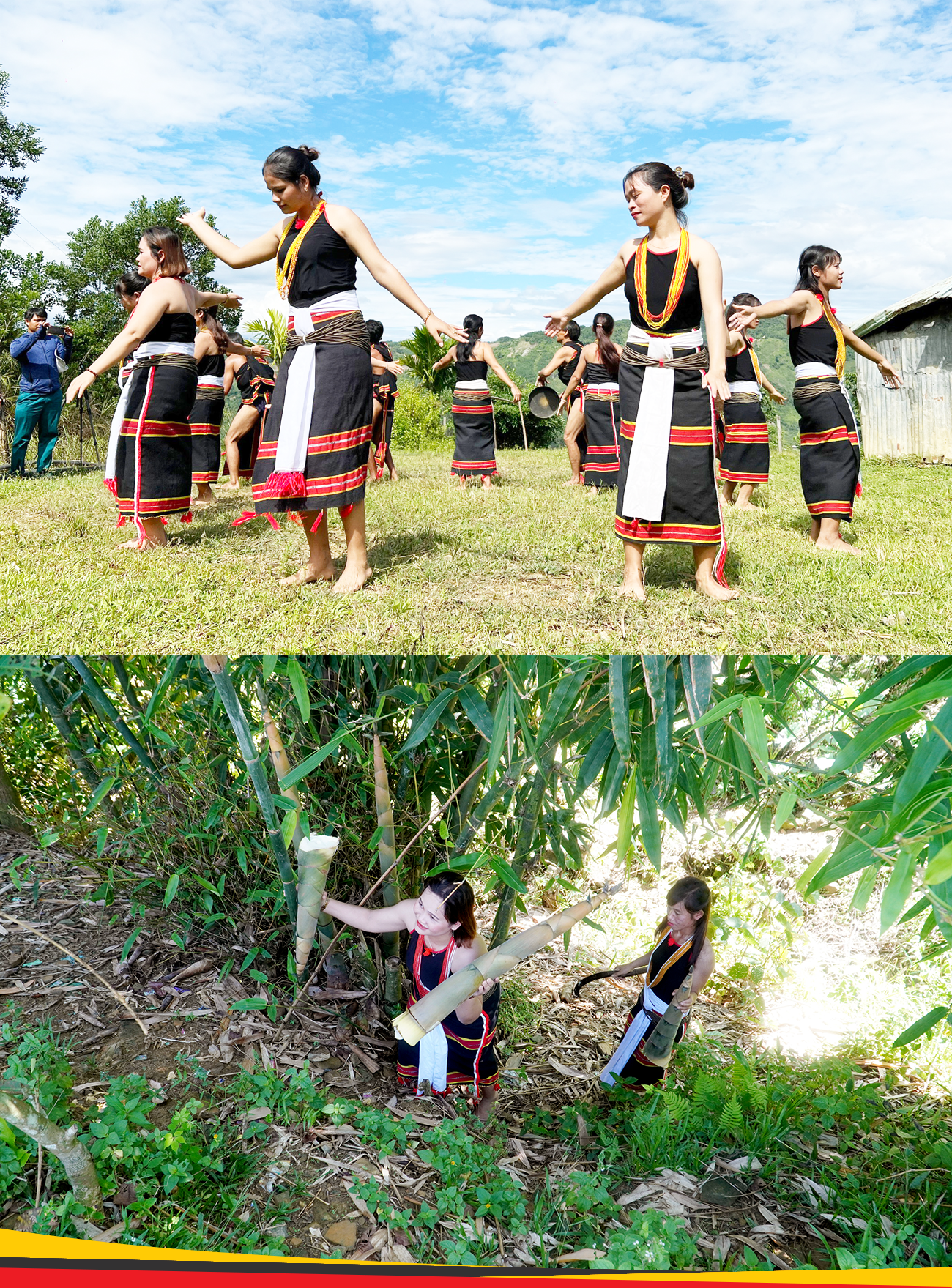Gắn bảo tồn văn hóa truyền thống với phát triển du lịch cộng đồng là định hướng của huyện Bắc Trà My. Ảnh: H.Q