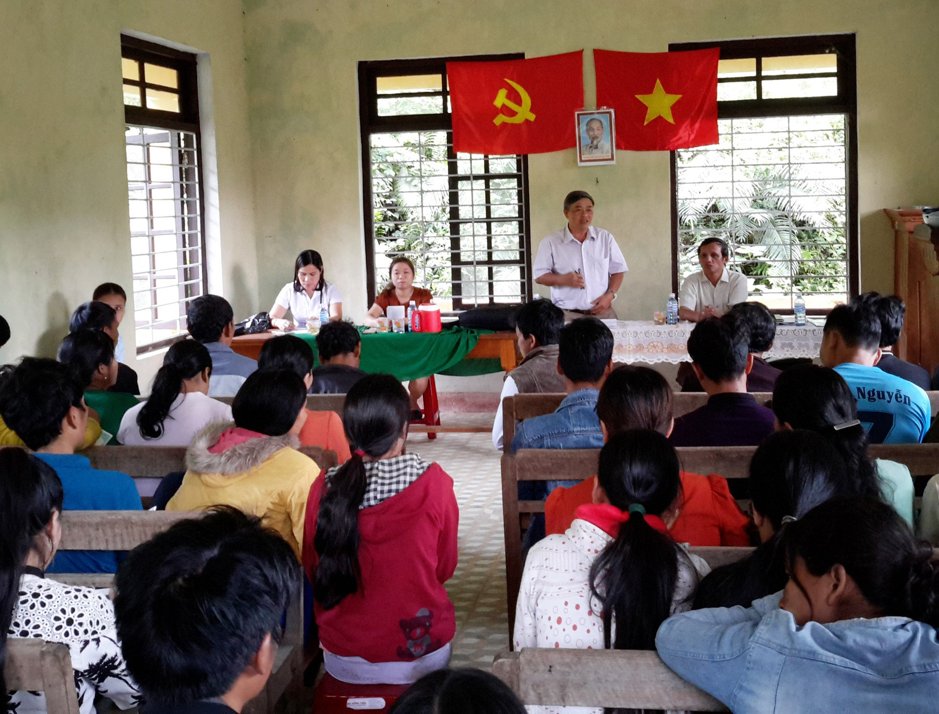 Truyền thông về TGPL tại xã Trà Dơn, huyện Nam Trà My. Ảnh: Vân Nguyễn