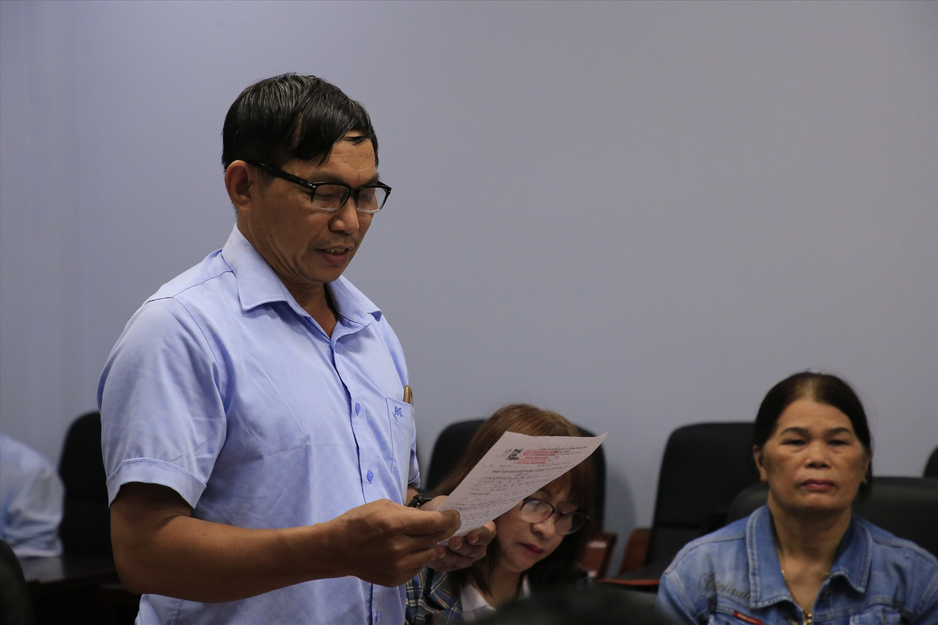 Công dân kiến nghị liên quan đến việc cấp sổ đỏ tại dự án khu đô thị Viêm Minh - Hà Dừa. Ảnh: P.V