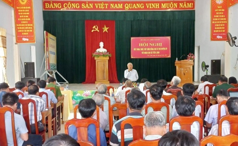 Ông Phạm Văn Đốc - Bí thư Huyện ủy