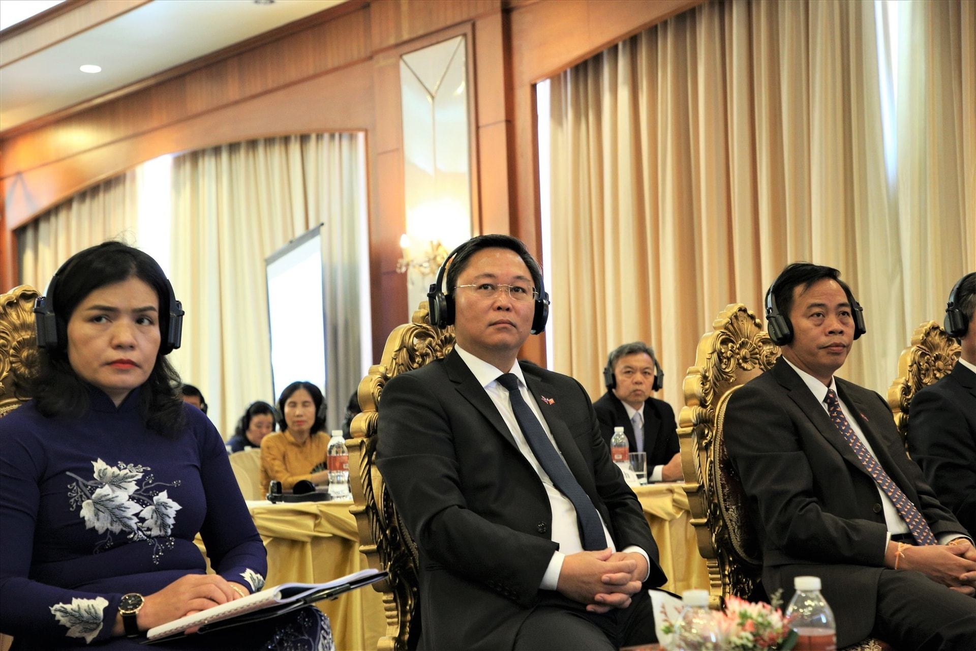 Chairman Le Tri Thanh at the event