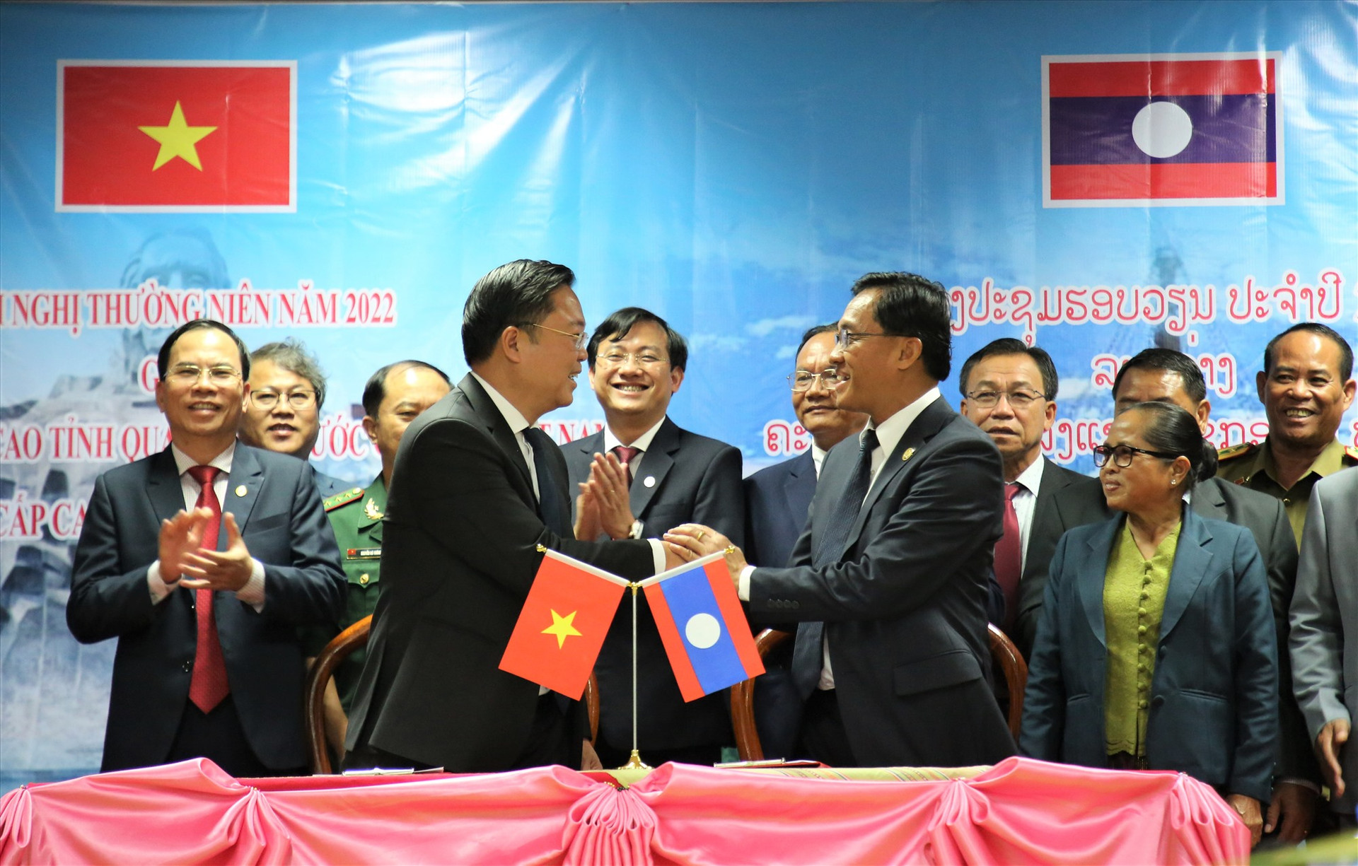 Nhiều chương trình hợp tác đầu tư được ký kết giữa Quảng Nam với các tỉnh Nam Lào, đặc biệt là tỉnh Sê Kông kết nghĩa. Ảnh: ALĂNG NGƯỚC